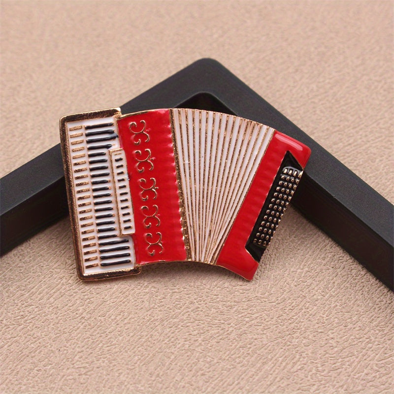 Enamel Accordion Brooch Irregular Shape Fashion Accessory for Clothing Bags Hats