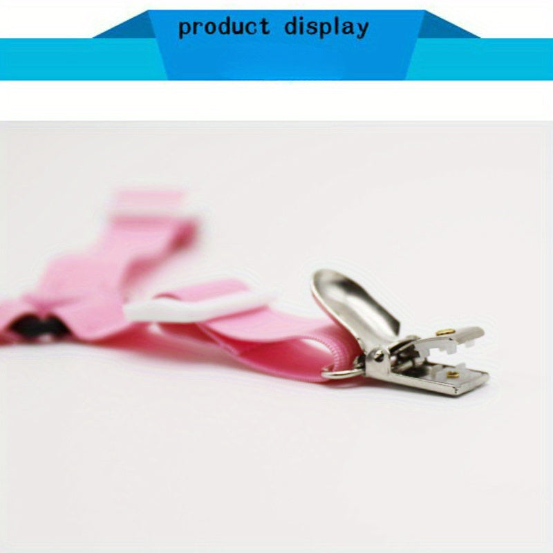 Three-Pack Gray Adjustable Sheet Clips for Bedding and Curtains