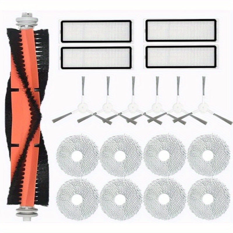 Samarali Tozalash Aksesuarlar: Xiaomi Robot Changyutgichi S10+/S10 Plus uchun O'zgaruvchan Yon Cho'tka va Filtr