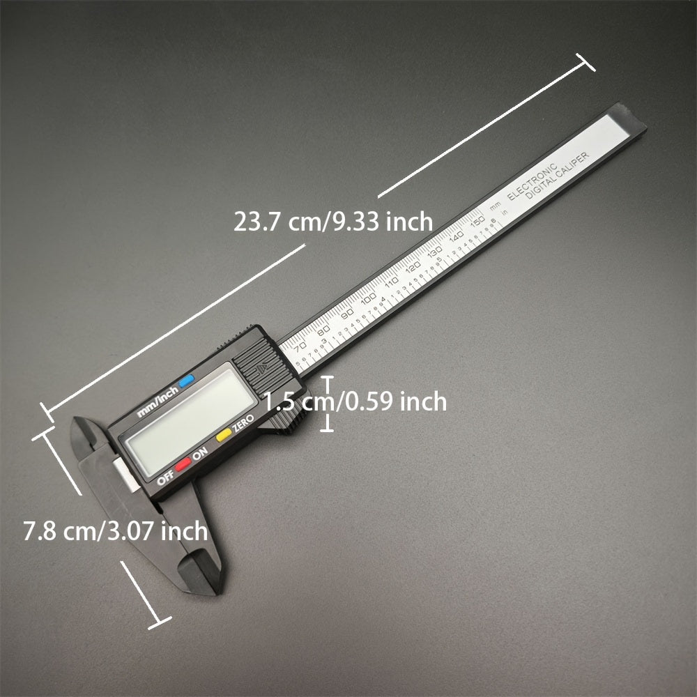 150mm Digital Caliper Electronic Vernier with LCD Display 0.1mm Accuracy Plastic Case