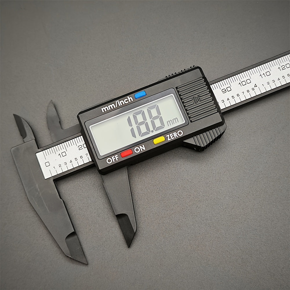 150mm Digital Caliper Electronic Vernier with LCD Display 0.1mm Accuracy Plastic Case