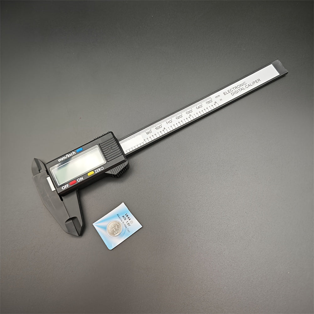 150mm Digital Caliper Electronic Vernier with LCD Display 0.1mm Accuracy Plastic Case