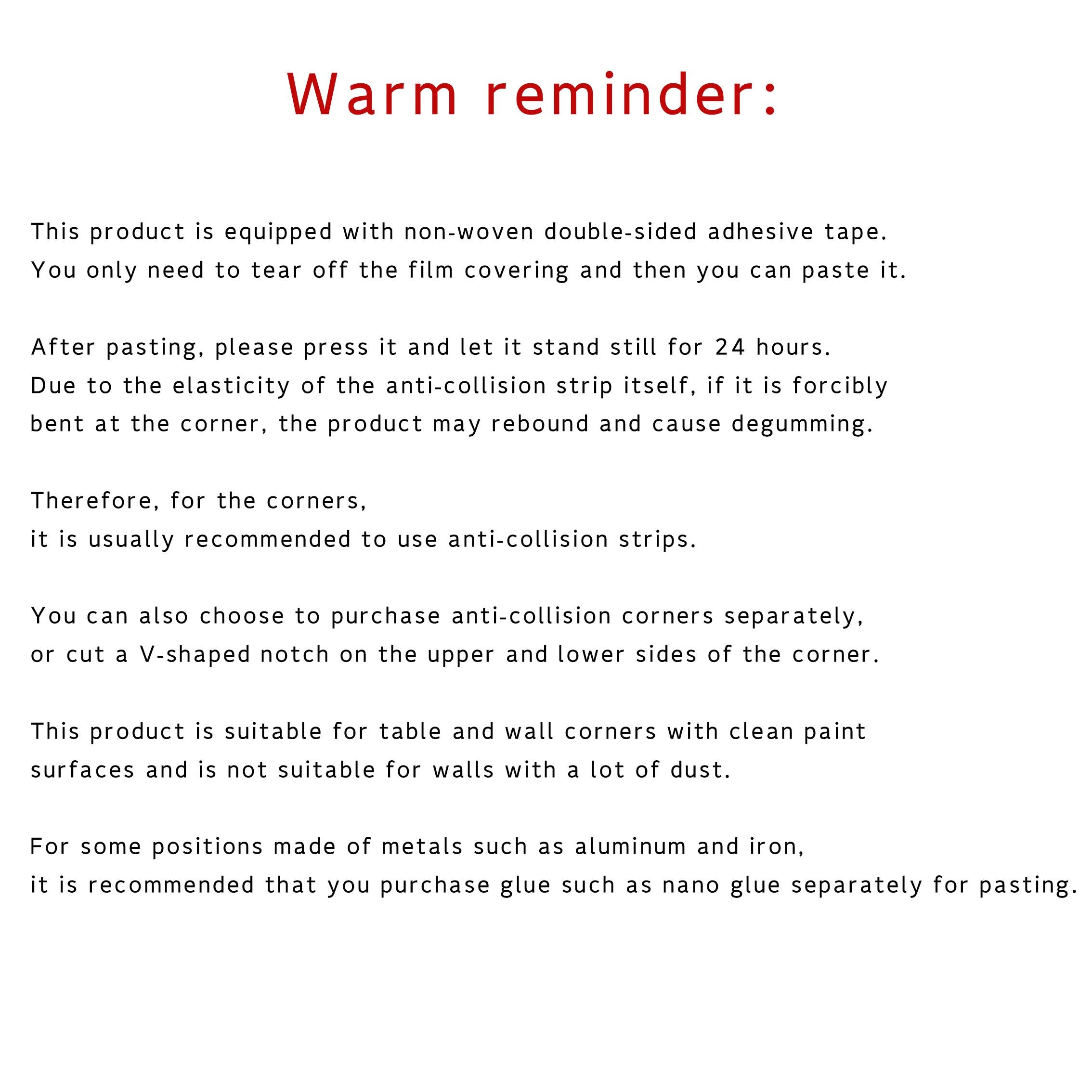 Child-Safe Non-Toxic Corner Protectors for Tables Walls Beds 2 Meters