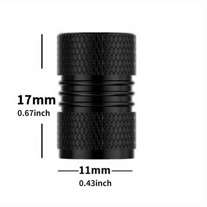 4Pcs Textured Metal Tire Valve Caps with Colorful Logo for Cars Trucks SUVs