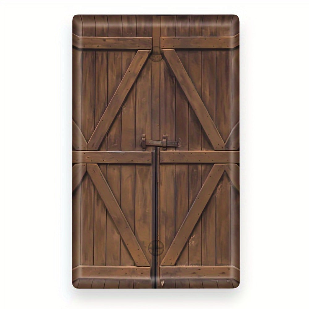 Qishloq uyiga mo'ljallangan yog'och to'qimalaridan yasalgan elektr o'chirgich qopqog'i, oson o'rnatish uchun o'z-o'zidan yopishqoq devor plitkasi, yotoqxona, hammom va yashash xonasi uchun mos - elektr yoki batareyalar kerak emas.