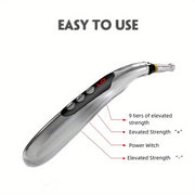 Tezliklari sozlanadigan va almashtiriladigan boshli elektr massaj qalam, to'liq tana uchun qulaylik uchun USB orqali zaryadlanadi.