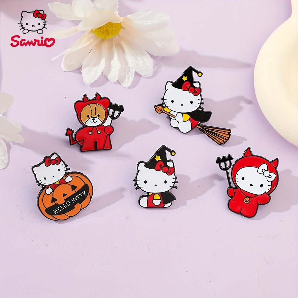 Enamel Pin Halloween Pumpkin Brooch for Kids and Adults Stylish Gift