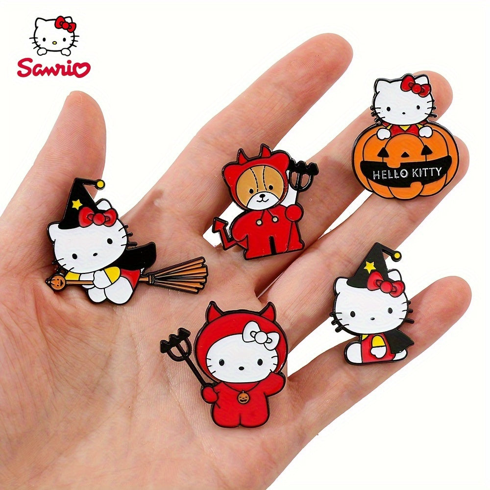 Enamel Pin Halloween Pumpkin Brooch for Kids and Adults Stylish Gift