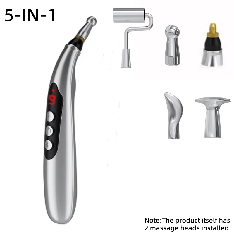 7-в-1 Перезаряжаемый акупрессурный ручка для массажа и терапии точек