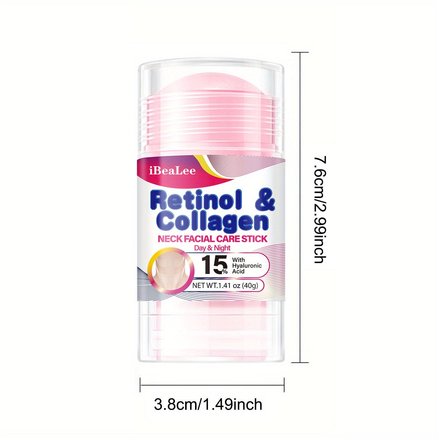 Women Neck Firming Stick with Retinol and Collagen 40g Moisturizer