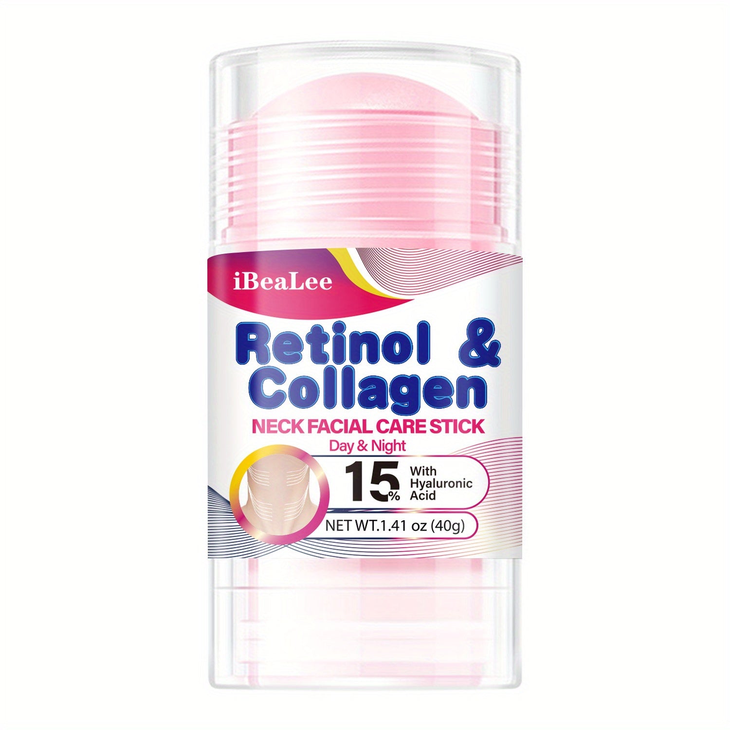 Women Neck Firming Stick with Retinol and Collagen 40g Moisturizer