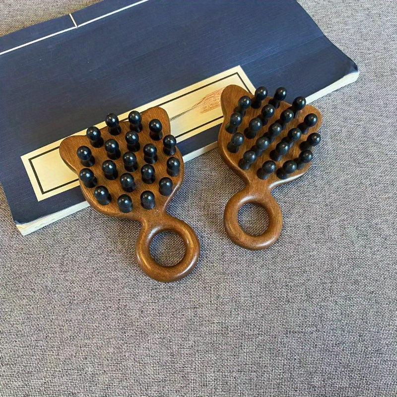 Sandalwood Scalp Massage Comb for Women Home Relaxation Head Meridians