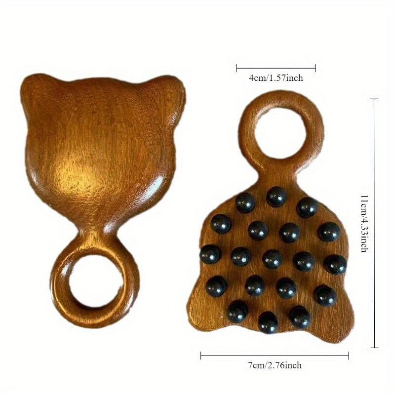 Sandalwood Scalp Massage Comb for Women Home Relaxation Head Meridians