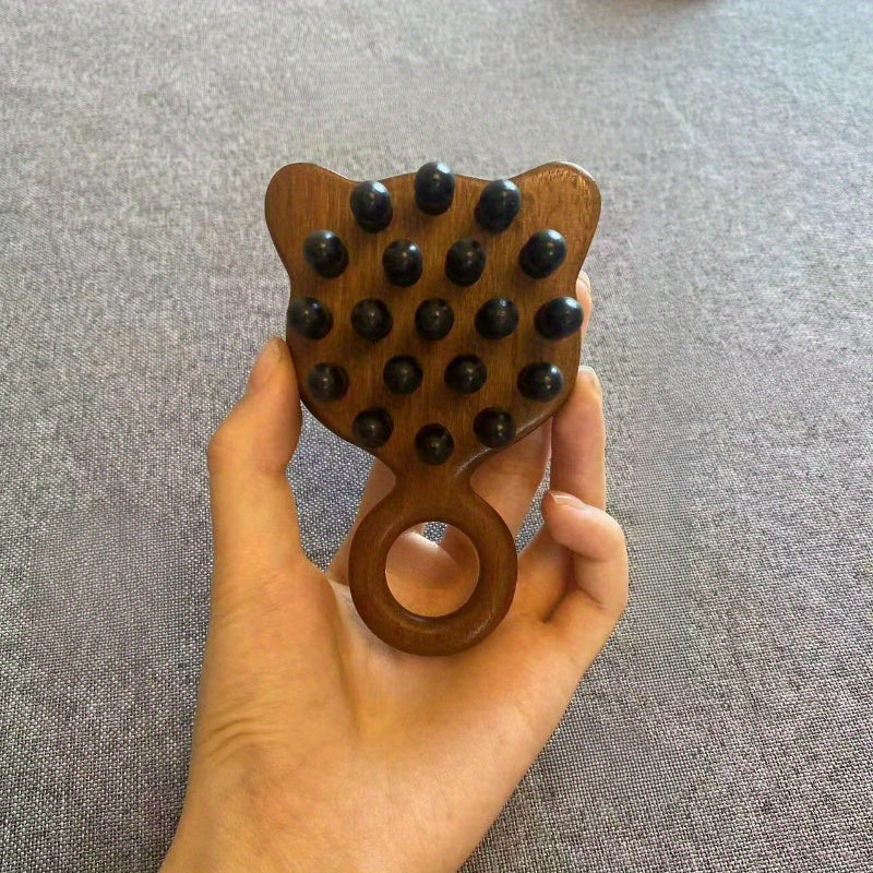 Sandalwood Scalp Massage Comb for Women Home Relaxation Head Meridians