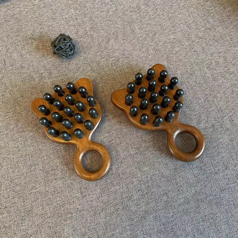 Sandalwood Scalp Massage Comb for Women Home Relaxation Head Meridians