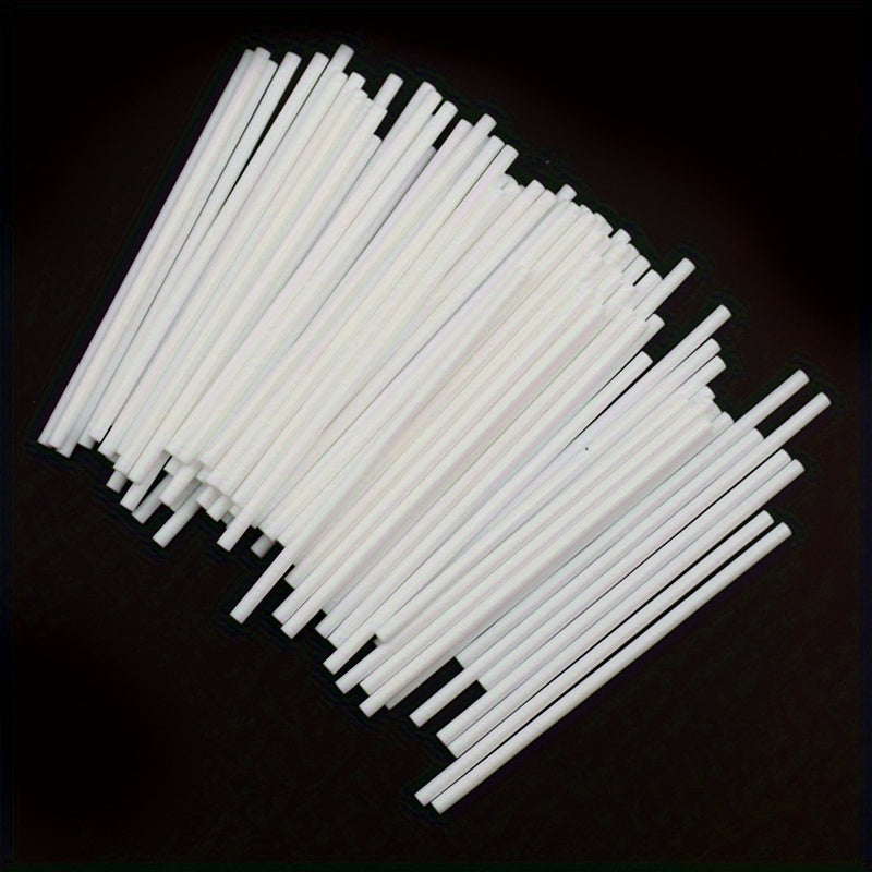 100 Pieces Lollipop Sticks for Cake Pops Candy Chocolate Food-Grade Baking Rods