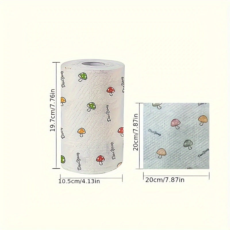 200 Piece Reusable Kitchen Paper Towels Set Non-Stick Washable Household Use