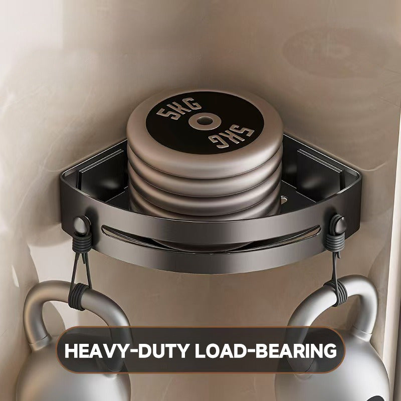 Plastic Bathroom Corner Shelf No-Drill No Electricity Installation