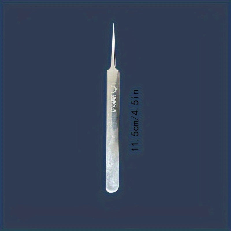 Professional Stainless Steel Tweezers Needle Nose Pimple Blackhead Remover
