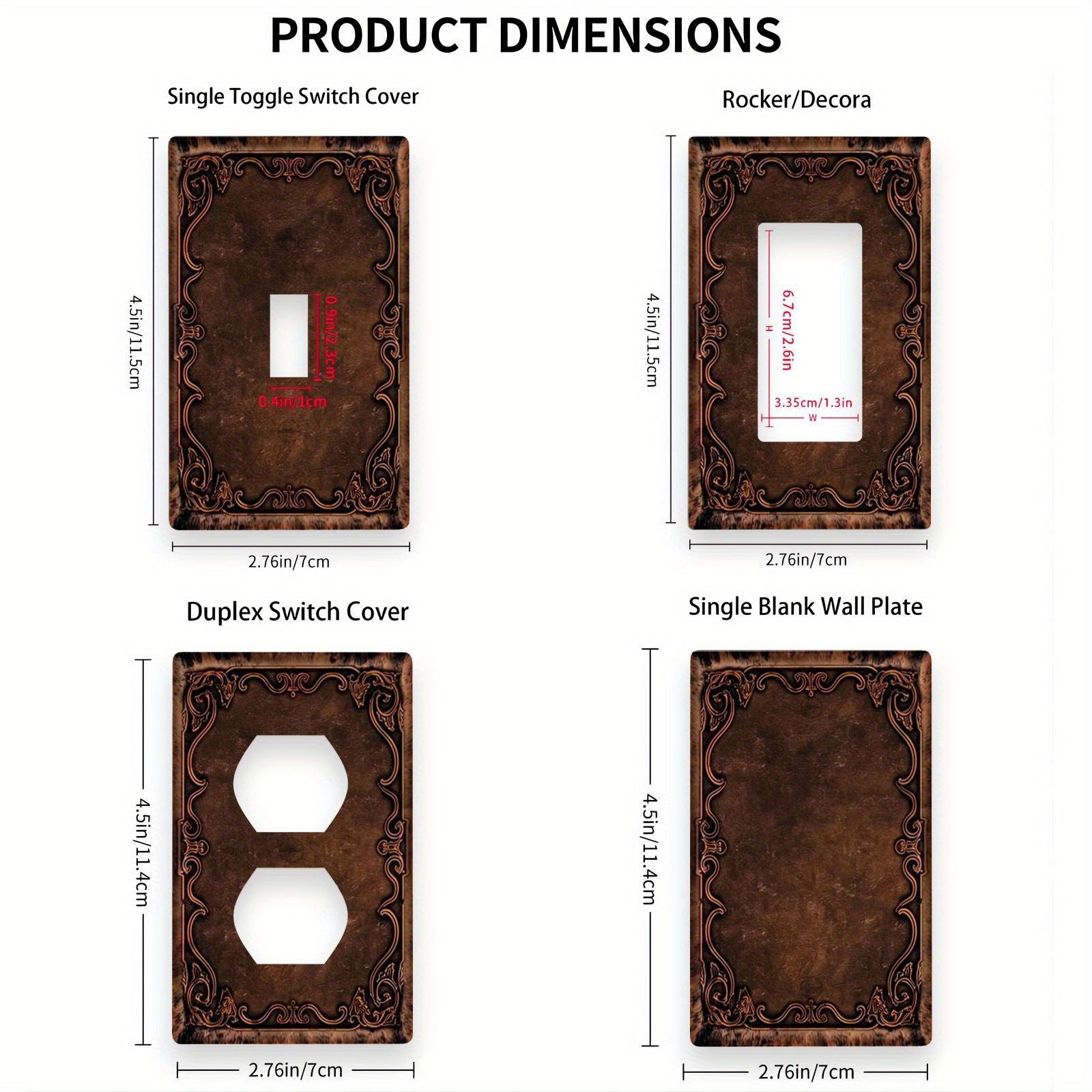 Oq rangli fransuz dantelli yengil o'chirish qopqog'i, o'rnatish oson, simlar talab qilinmaydi. Oshxona, hammom, yotoqxona va yashash xonasi bezatish uchun ideal.