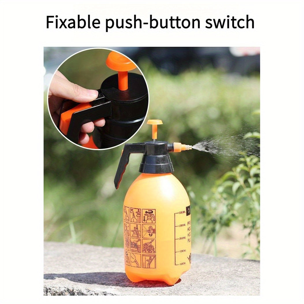 2/3L High-Pressure Garden Sprayer with Adjustable Nozzle for Lawn and Home Cleaning