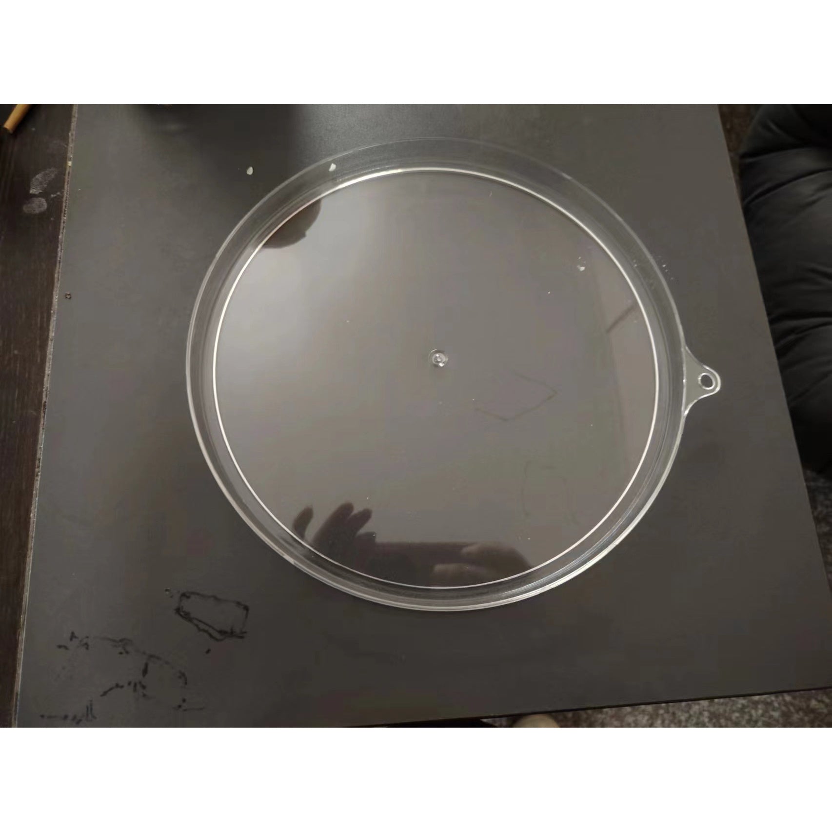 Clear Food Cover with Handle for Pots and Pans, Microwave Safe, Keeps Food Fresh