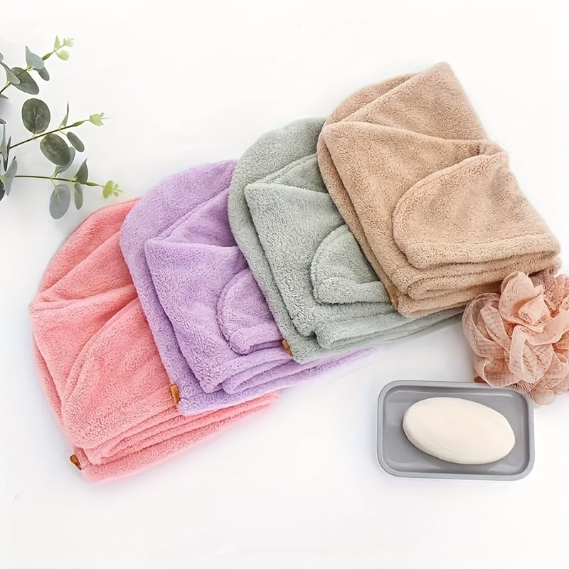 Fast-Drying Hair Towel for Wet Hair, Soft and Absorbent, Lightweight
