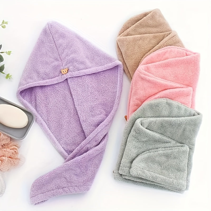 Fast-Drying Hair Towel for Wet Hair, Soft and Absorbent, Lightweight