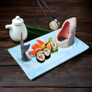 Ceramic Sushi Platter Hand-Painted Food Safe Dishwasher Microwave Oven Safe