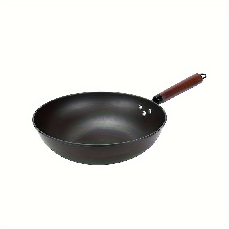 Wok antiadherente versátil compatible con estufa de inducción y gas 1 pieza