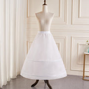 Polyester Bridal Petticoat with Elastic Waistband 2-Hoop Crinoline Underskirt