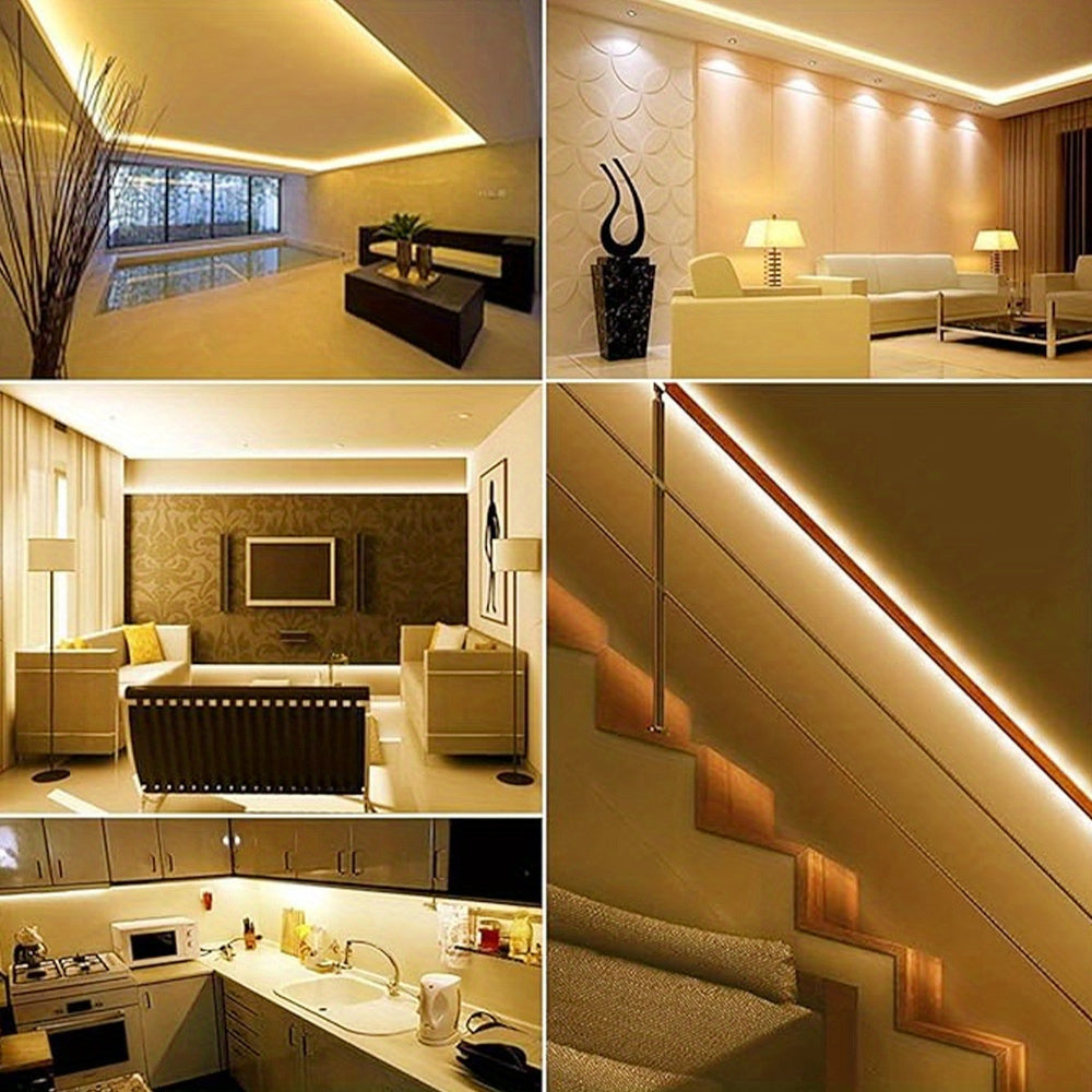 10m Flexible LED Strip Lights with 120 Beads per Meter for Indoor Home Decor