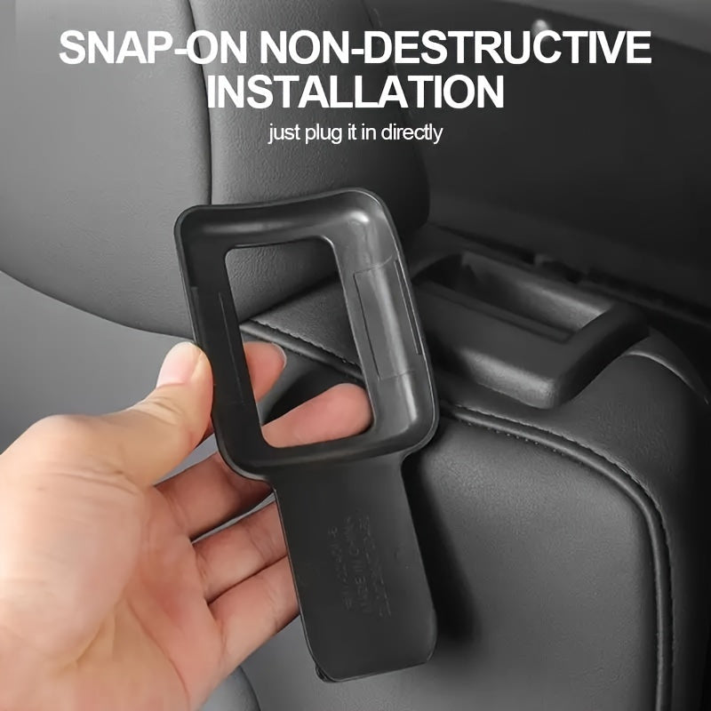 Набор накладок на замки ремней задних сидений для Tesla Model Y, пластиковый ABS, защелкивающийся аксессуар