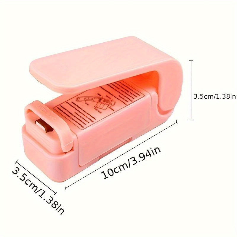 Sellador de bolsas de aperitivos portátil de mano, alimentado por batería seca, equipo de servicio de alimentos para cocina