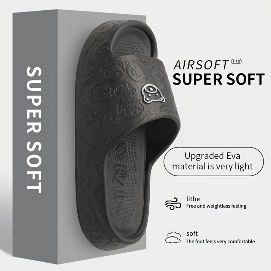 Унисекс сандалии из EVA противоскользящие с толстой подошвой для использования внутри помещения и на улице, пляжные, повседневные