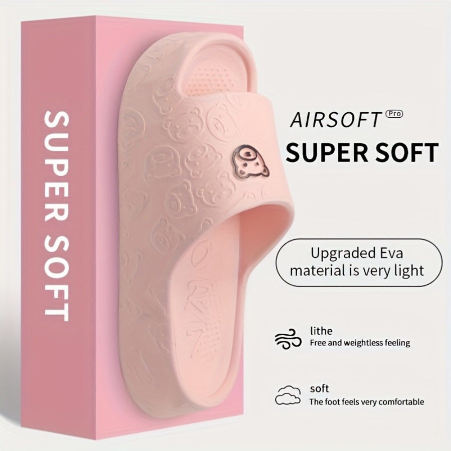 Унисекс сандалии из EVA противоскользящие с толстой подошвой для использования внутри помещения и на улице, пляжные, повседневные