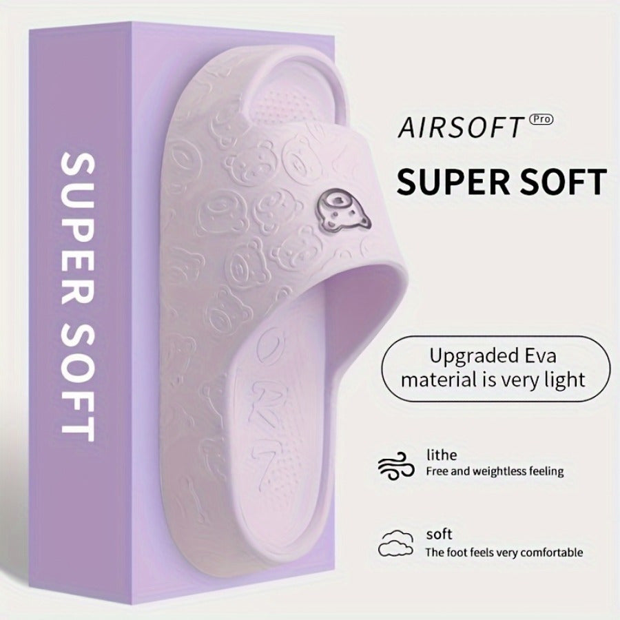 Унисекс сандалии из EVA противоскользящие с толстой подошвой для использования внутри помещения и на улице, пляжные, повседневные