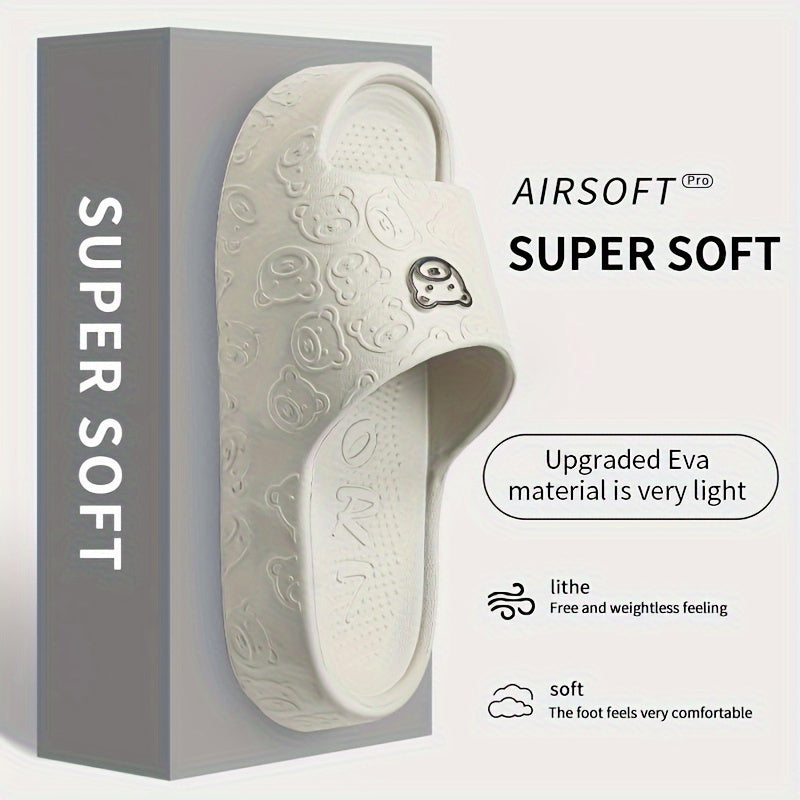 Унисекс сандалии из EVA противоскользящие с толстой подошвой для использования внутри помещения и на улице, пляжные, повседневные