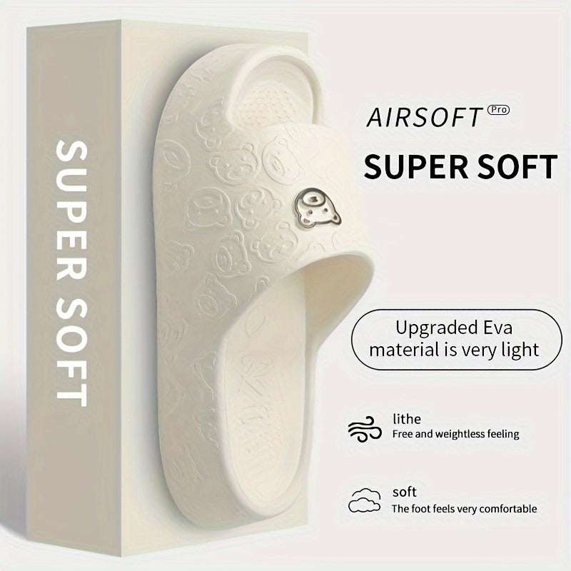 Унисекс сандалии из EVA противоскользящие с толстой подошвой для использования внутри помещения и на улице, пляжные, повседневные