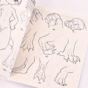 Anime Character Design Art Book Featuring Orc Characters in Chinese Paperback 120 Pages