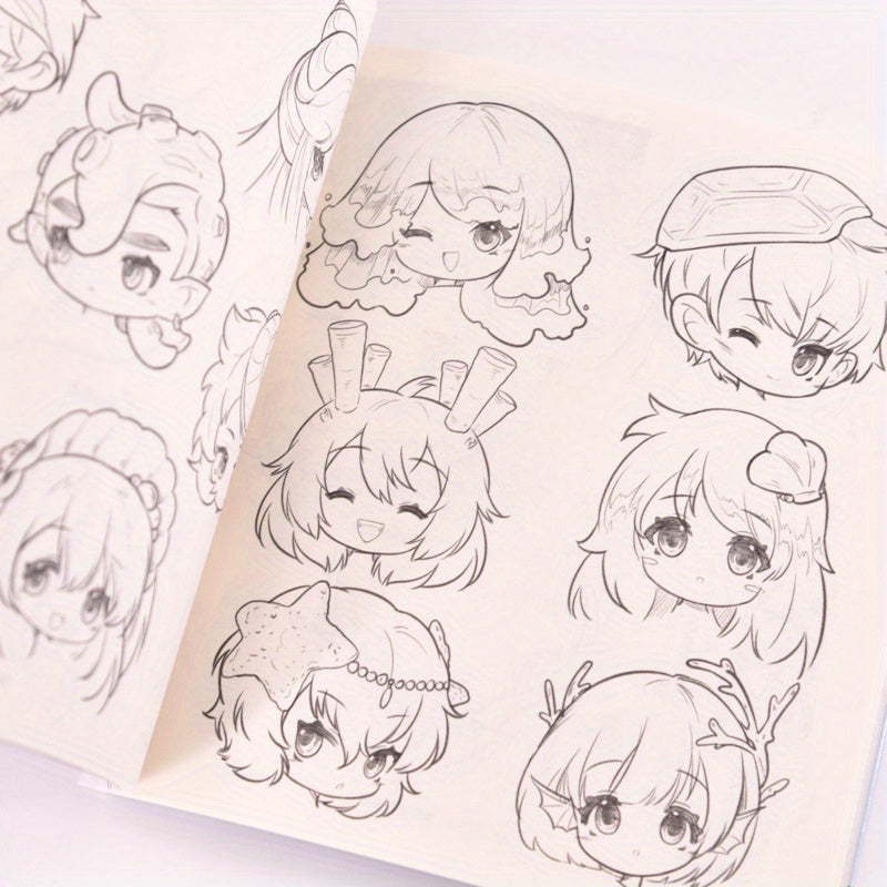 Артбук по дизайну персонажей аниме с орками в китайском мягкой обложке, 120 страниц