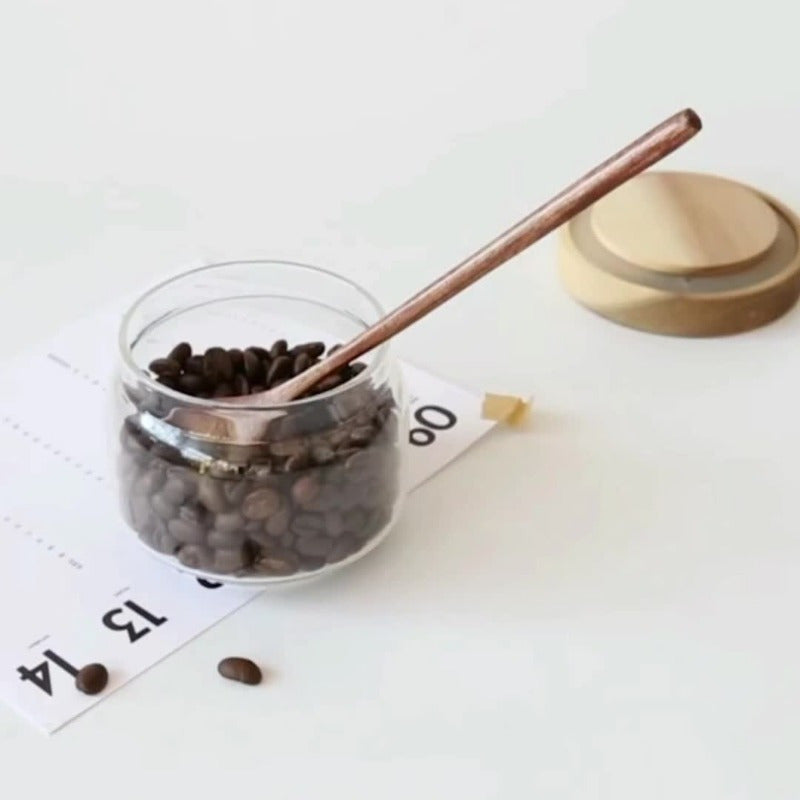 Three-Piece Wooden Spoon Set Long-Handle Kitchen Utensils for Mixing Cooking