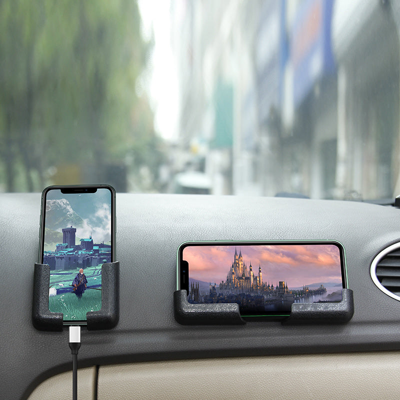 Universal PVC Car Dashboard Phone Mount Gravity Auto-Clamp Holder for Smartphones