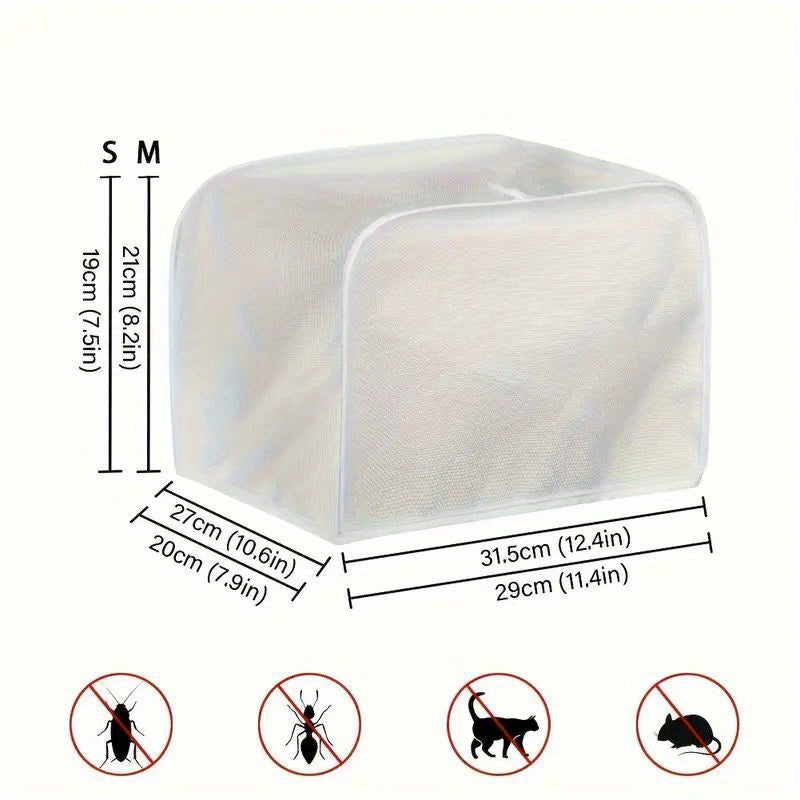 Kitchen Appliance Cover for 2-Slice and 4-Slice Toasters Dustproof Insect-Proof Bread Machine Protector