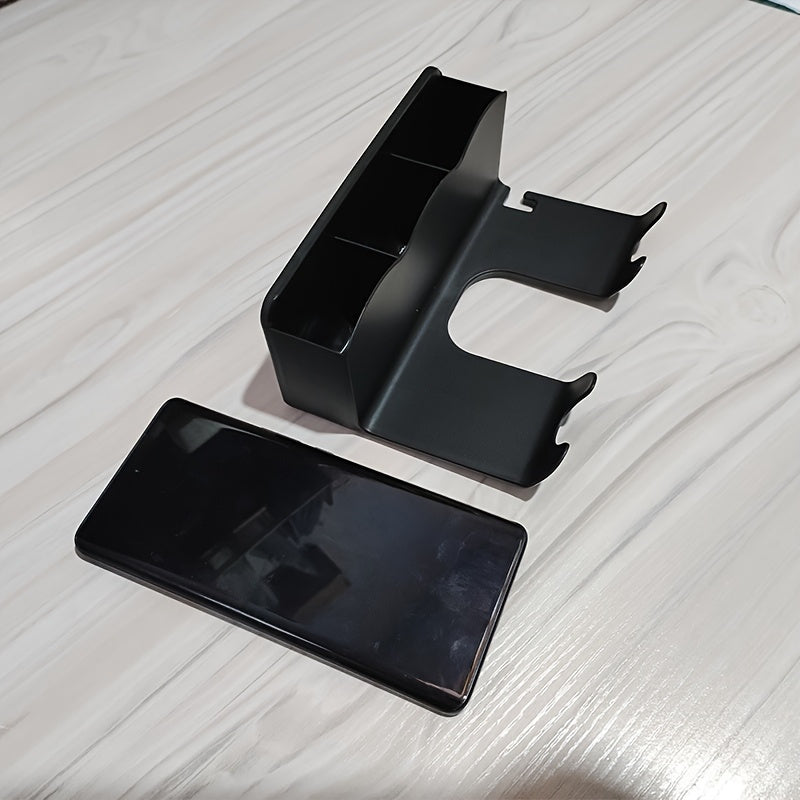 Soporte para secador de pelo de pared, plástico, que ahorra espacio, sin taladro, organizador