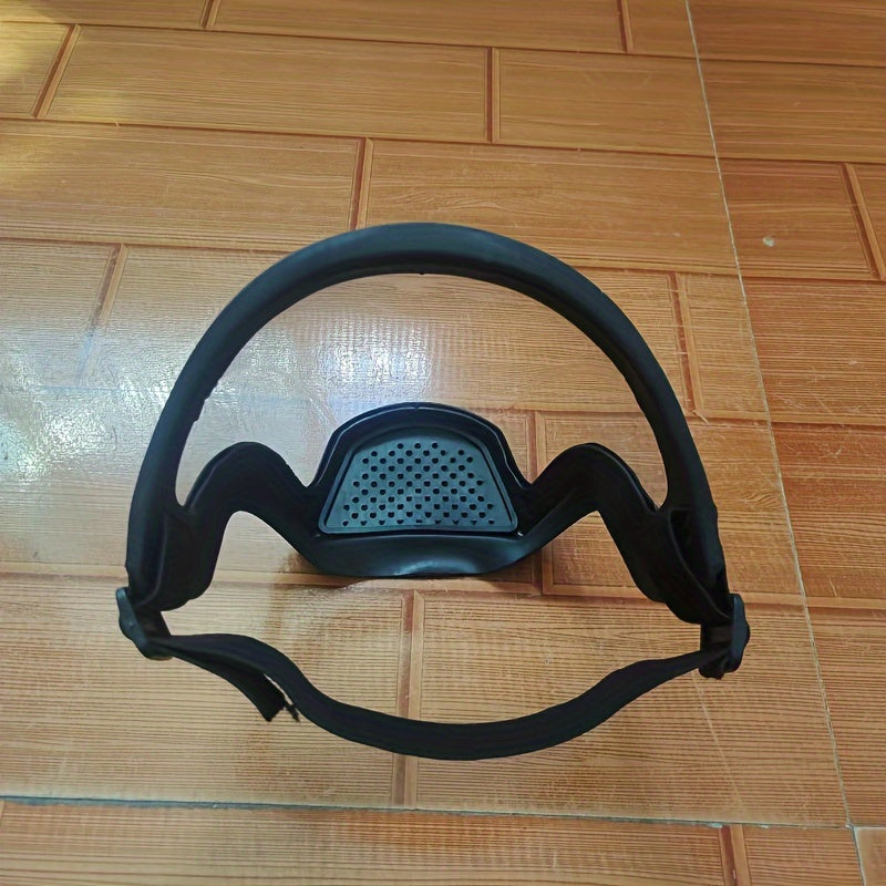 Máscara facial completa con visor transparente para uso industrial, en la cocina y al aire libre