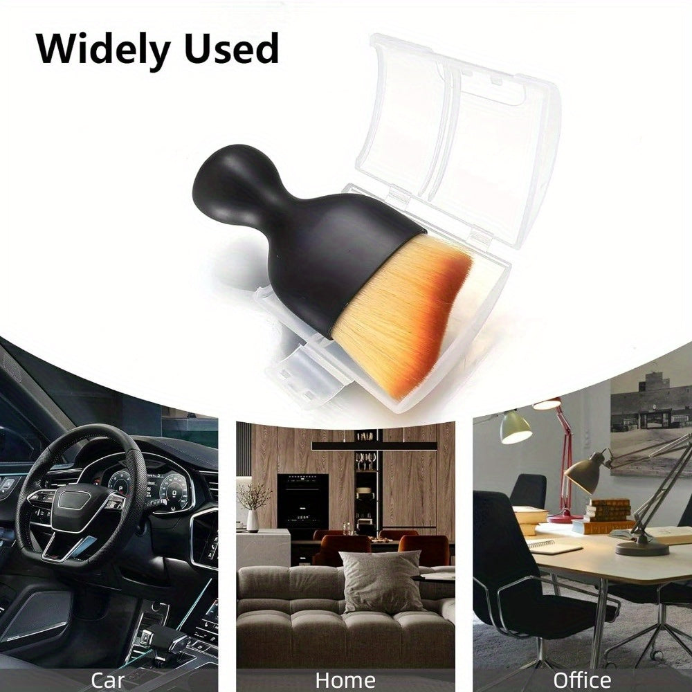 Juego de cepillos para detallar coches sin rayas con funda protectora para tablero y rejillas