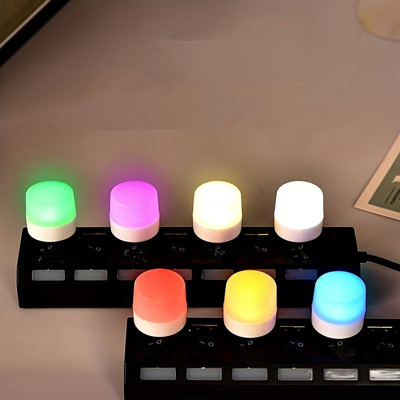 5-Pack LED Night Lights Plastic Tabletop Downlight for Bedroom Energy Efficient Soft Lighting