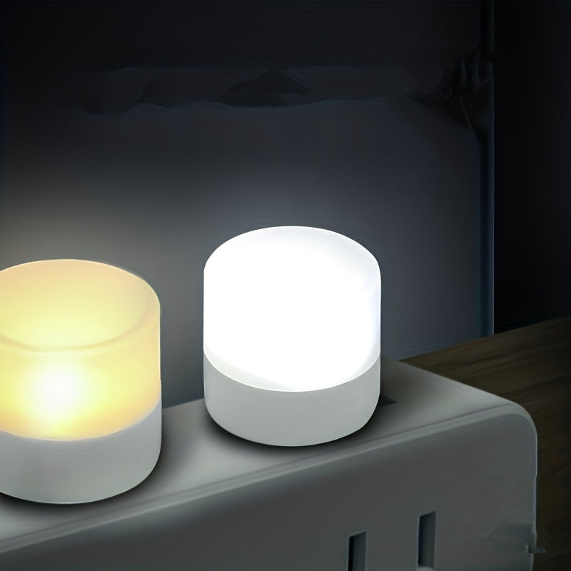 5-Pack LED Night Lights Plastic Tabletop Downlight for Bedroom Energy Efficient Soft Lighting
