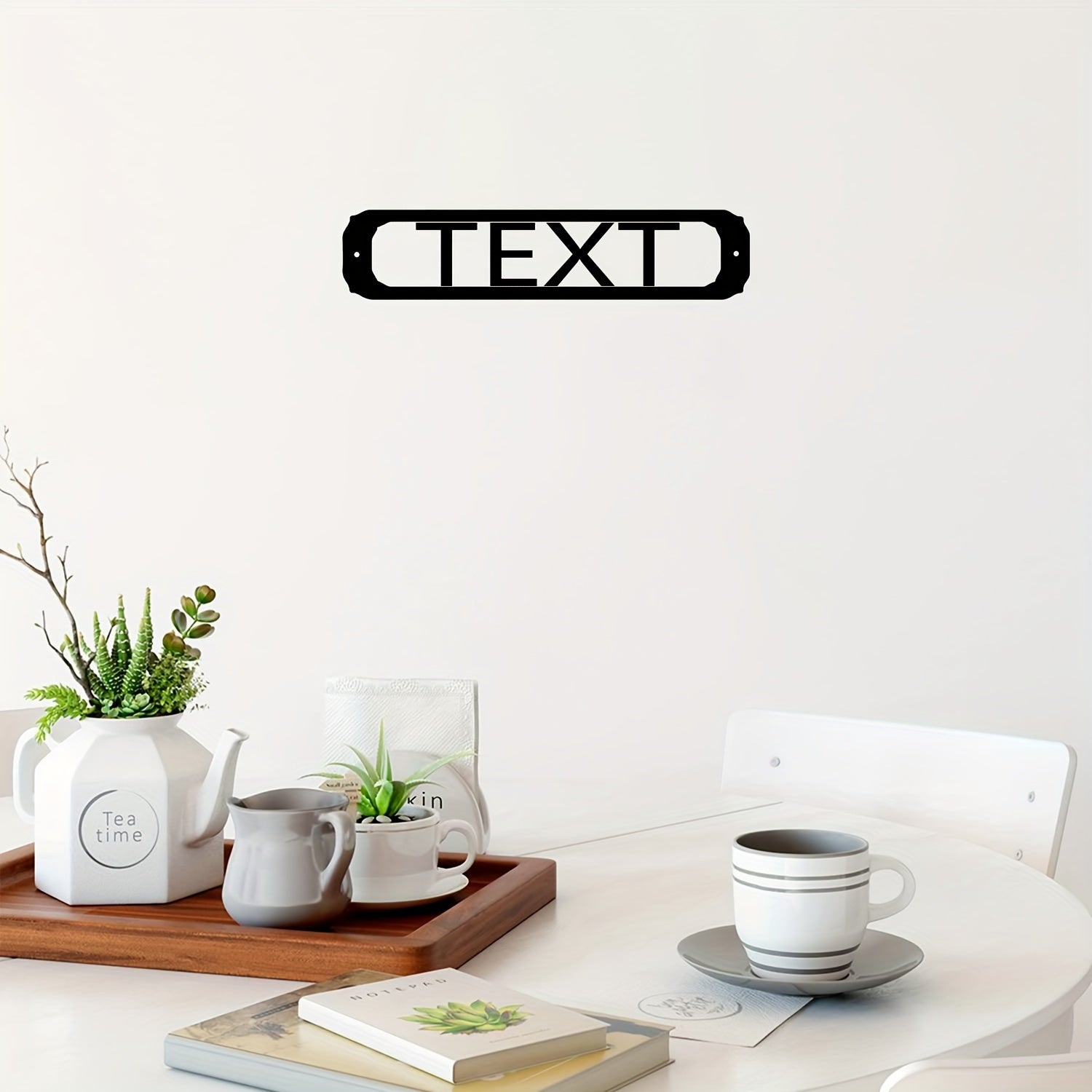 Personalized Metal Wall Art Sign with Family Name Plaque for Home Decor